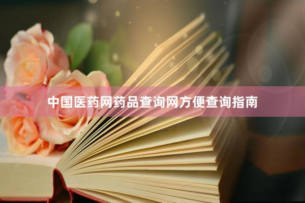 中国医药网药品查询网方便查询指南